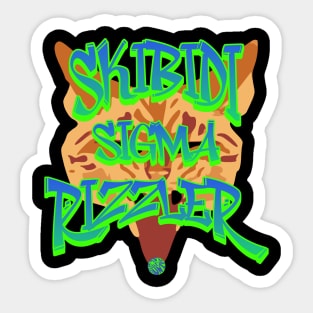 Skibidi Sigma Rizzler Funny Gift Idea Sticker